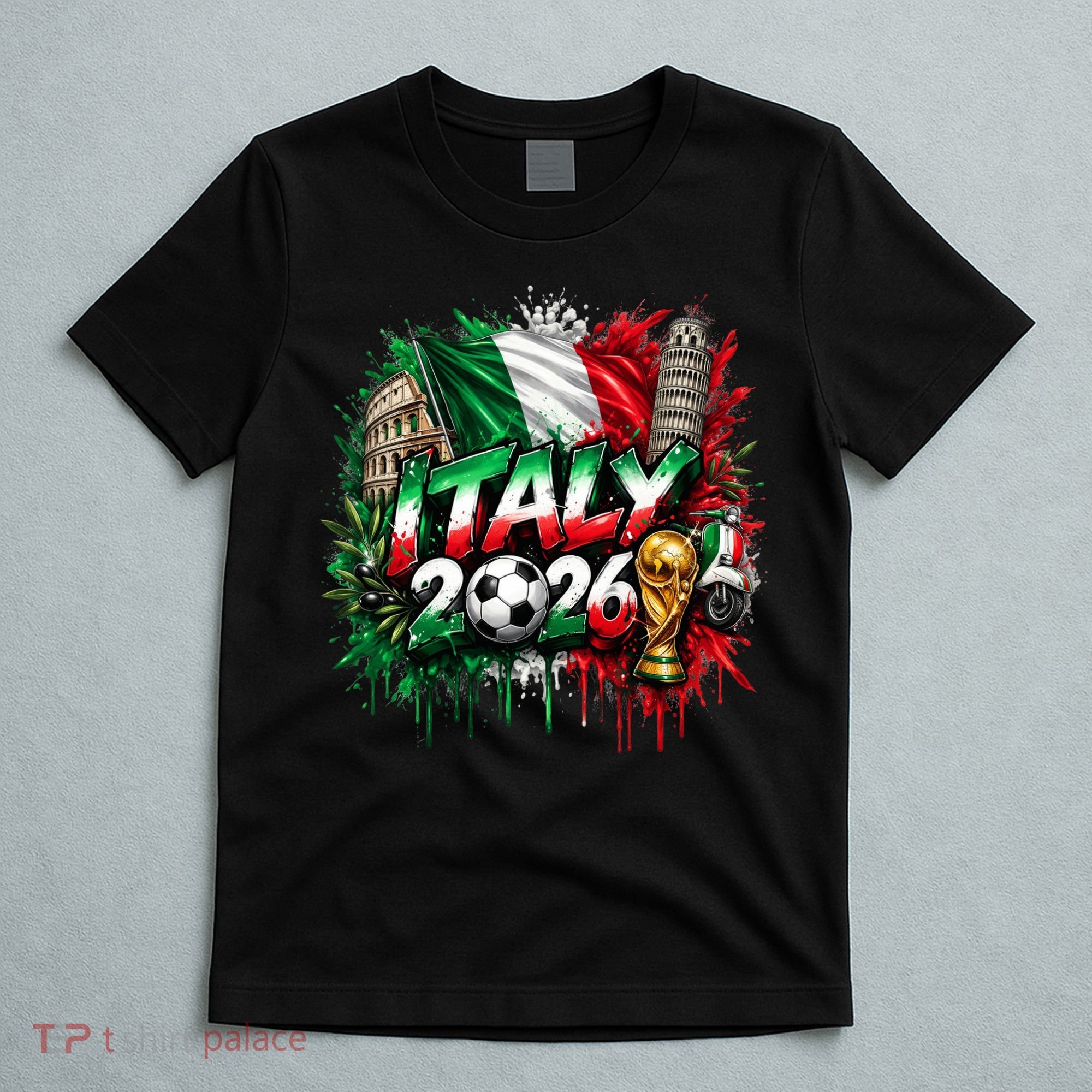 ITALY North America Soccer Tournament 2026 T-Shirt