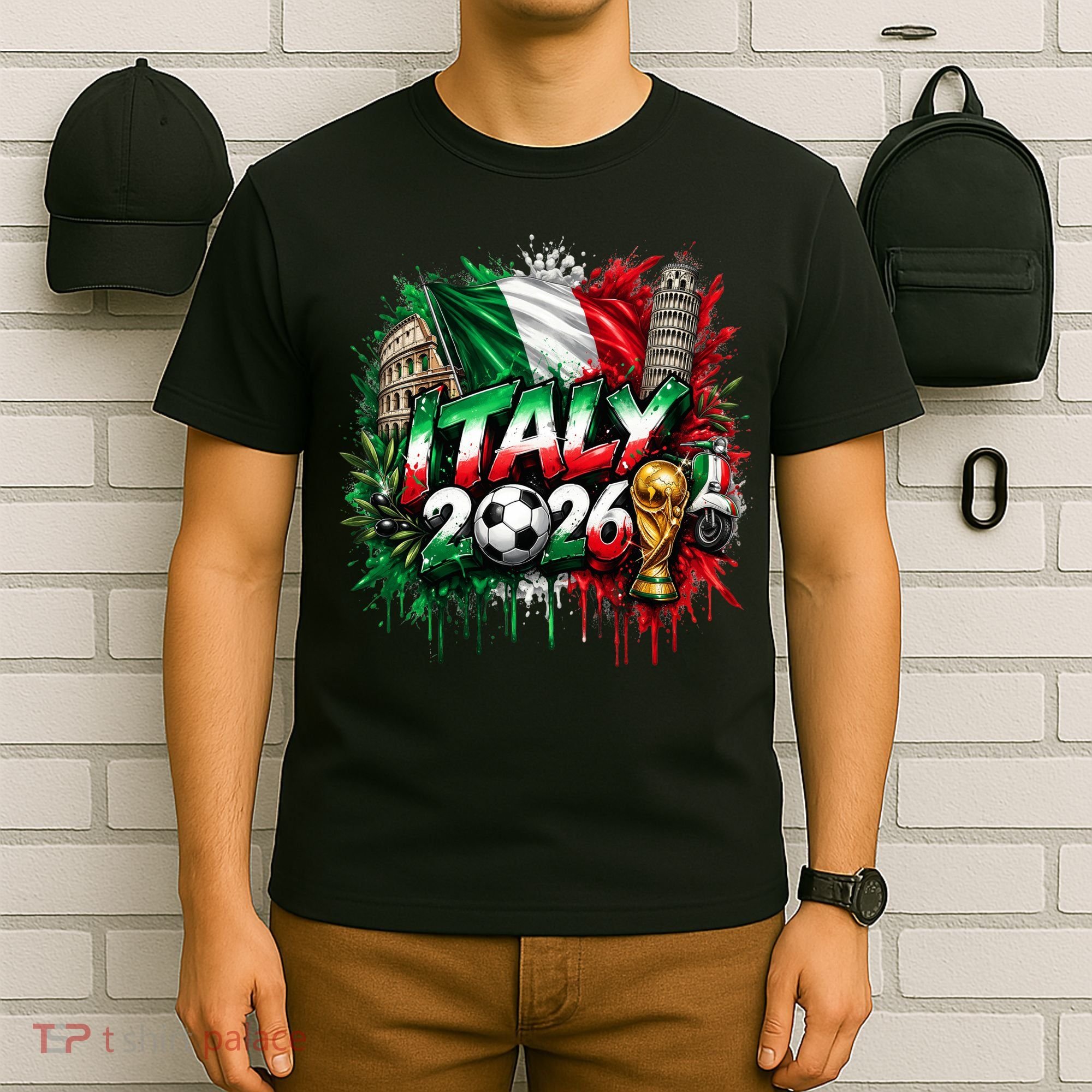 ITALY North America Soccer Tournament 2026 T-Shirt