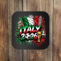 ITALY North America Soccer Tournament 2026 Coaster thumb 0
