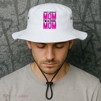 I'm Not A Regular Mom I'm A Cool Mom Gift Bucket Hat thumb 2