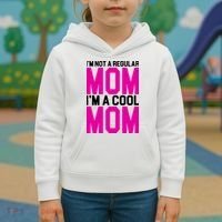 I'm Not A Regular Mom I'm A Cool Mom Gift Kids Hoodie thumb 3