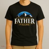 It's Not A Dad Bod It's A Father Figure Mountain Adventure T-Shirt thumb 3