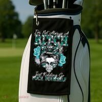 I'm Not Always A B*tch Just Kidding Go F*ck Yourself Funny Golf Towel thumb 2