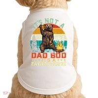 It's Not A Dad Bod It's A Father Figure Funny Bear Fathers Meaningful Gift Doggie Tank thumb 0