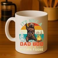 It's Not A Dad Bod It's A Father Figure Funny Bear Fathers Meaningful Gift Coffee Mug thumb 4