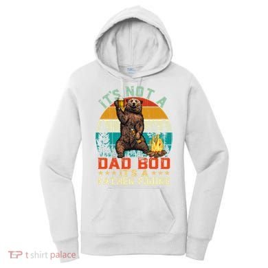 It's Not A Dad Bod It's A Father Figure Funny Bear Fathers Meaningful Gift Women's Hoodie