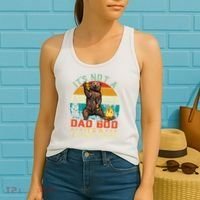 It's Not A Dad Bod It's A Father Figure Funny Bear Fathers Meaningful Gift Women's Tank Top thumb 2