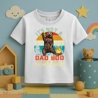 It's Not A Dad Bod It's A Father Figure Funny Bear Fathers Meaningful Gift Toddler T-Shirt thumb 3