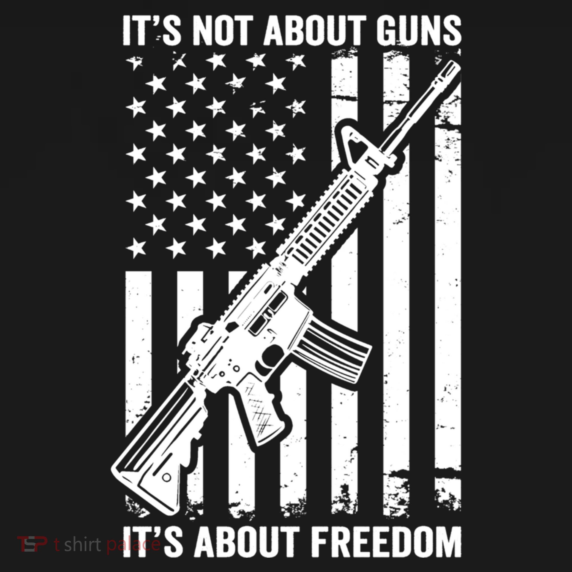 It's Not About Guns It's About Freedom Usa Ar15 Pro Gun Coaster