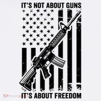 It's Not About Guns It's About Freedom Usa Ar15 Pro Gun Women's Tank Top thumb 5