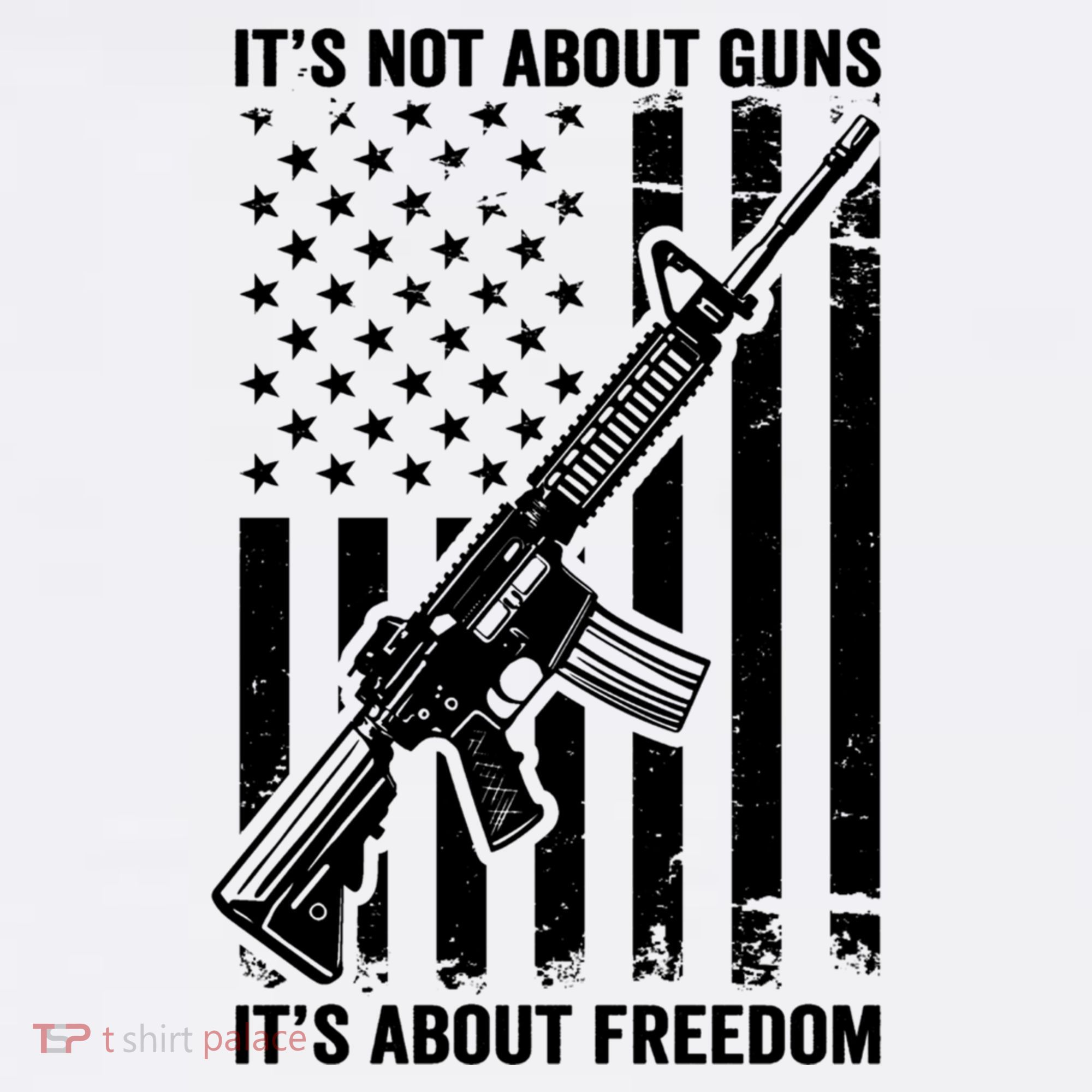 It's Not About Guns It's About Freedom Usa Ar15 Pro Gun Visor