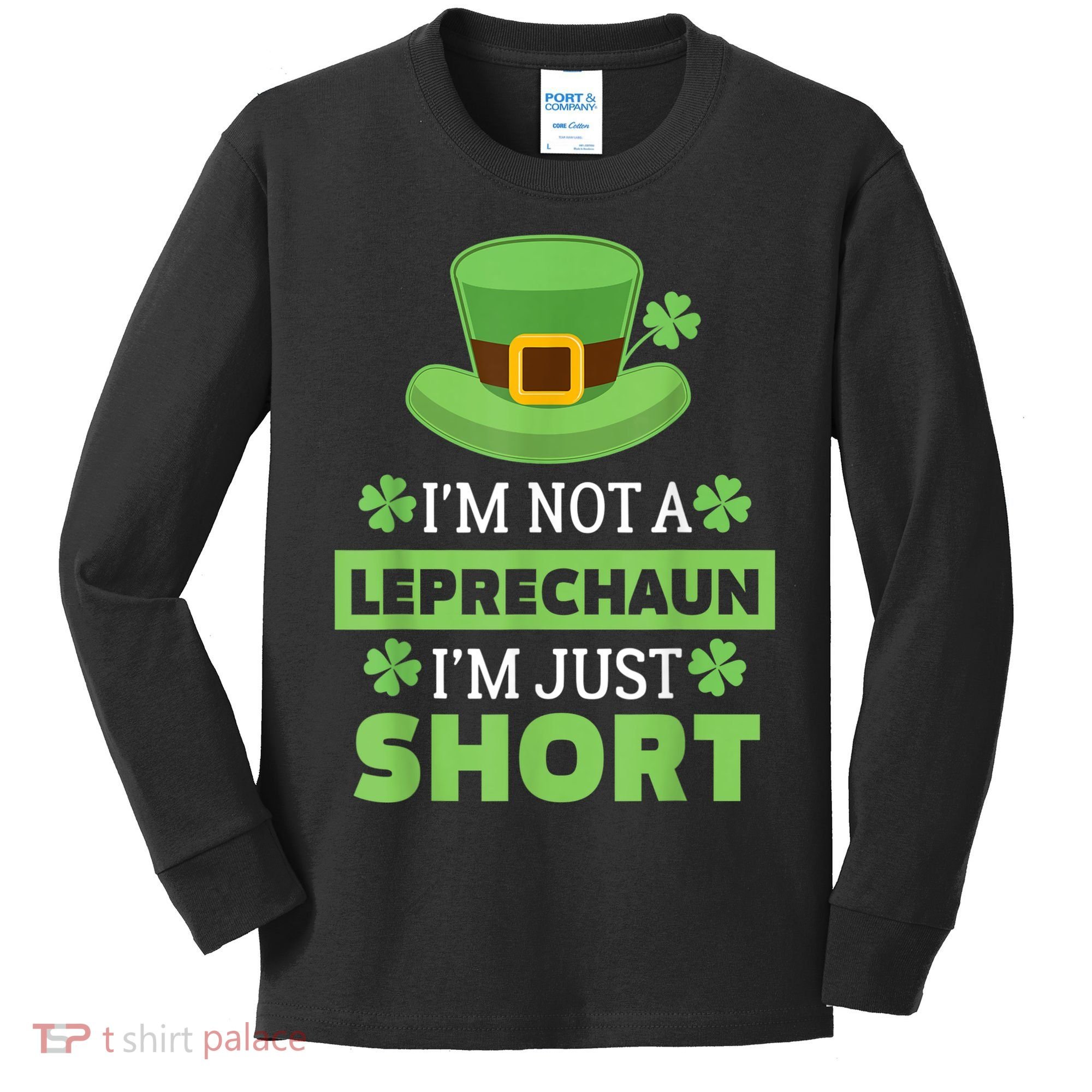 St Patricks Day, Funny St Patricks Day, St Patricks Day Leprechaun Kids Long Sleeve Shirt