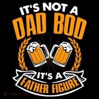 It's Not A Dad Bod It's A Father Figure Drinking Beer Ornament thumb 1
