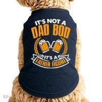 It's Not A Dad Bod It's A Father Figure Drinking Beer Doggie Tank thumb 0