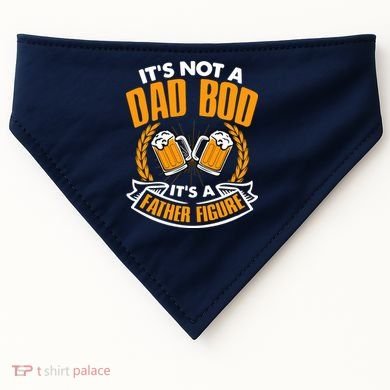 It's Not A Dad Bod It's A Father Figure Drinking Beer USA-Made Doggie Bandana
