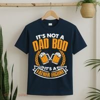 It's Not A Dad Bod It's A Father Figure Drinking Beer T-Shirt thumb 2
