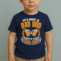 It's Not A Dad Bod It's A Father Figure Drinking Beer Toddler T-Shirt thumb 2