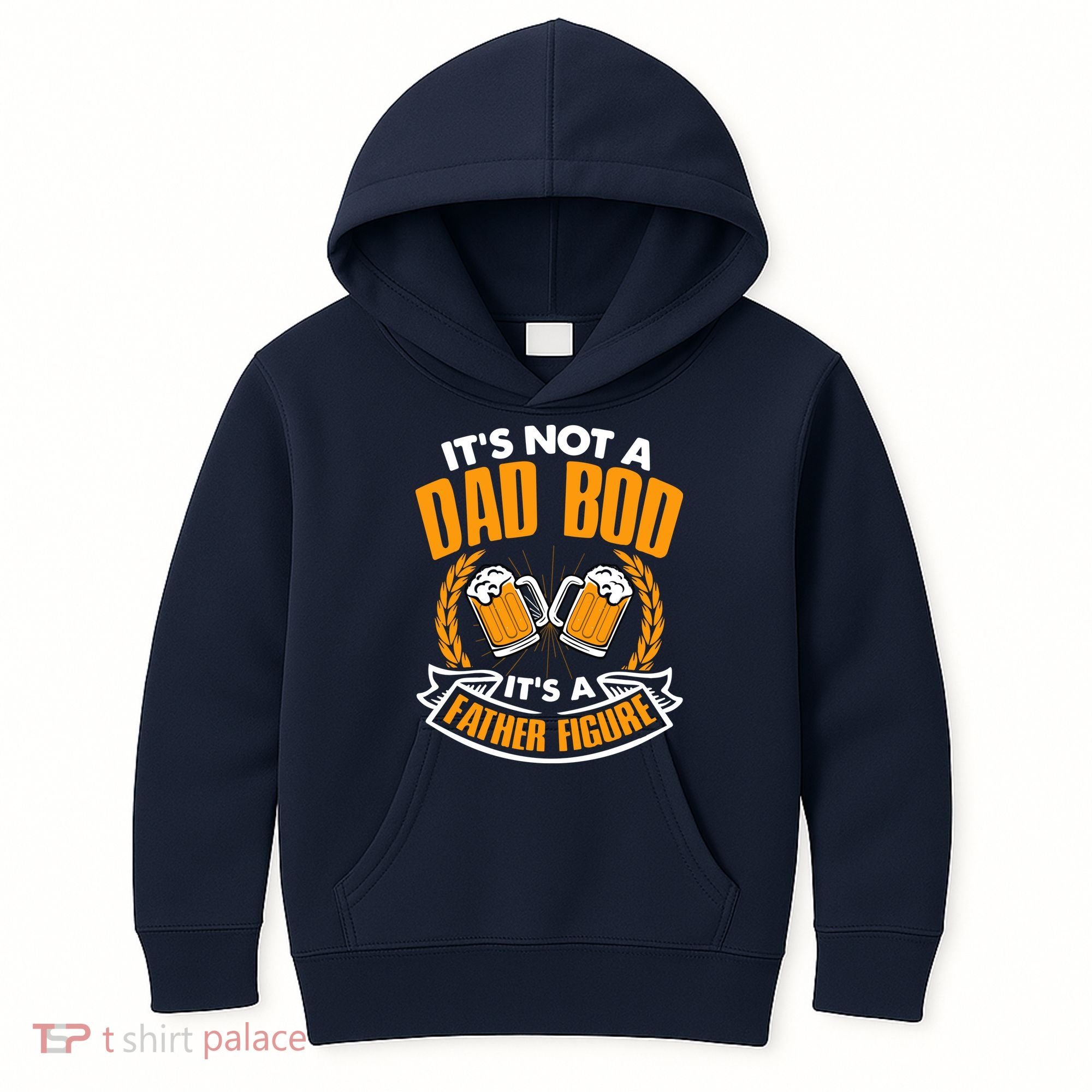 It's Not A Dad Bod It's A Father Figure Drinking Beer Kids Hoodie