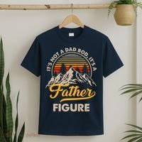 It's Not A Dad Bod It's A Father Figure Sunset Retro Vintage T-Shirt thumb 2