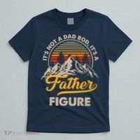It's Not A Dad Bod It's A Father Figure Sunset Retro Vintage T-Shirt thumb 5