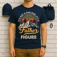 It's Not A Dad Bod It's A Father Figure Sunset Retro Vintage T-Shirt thumb 6