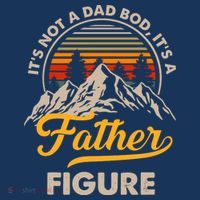 It's Not A Dad Bod It's A Father Figure Sunset Retro Vintage T-Shirt thumb 7