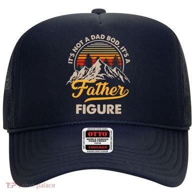 It's Not A Dad Bod It's A Father Figure Sunset Retro Vintage Hat
