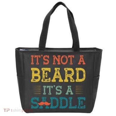 It's Not A Beard It's A Saddle for Fathers Day Tote Bag