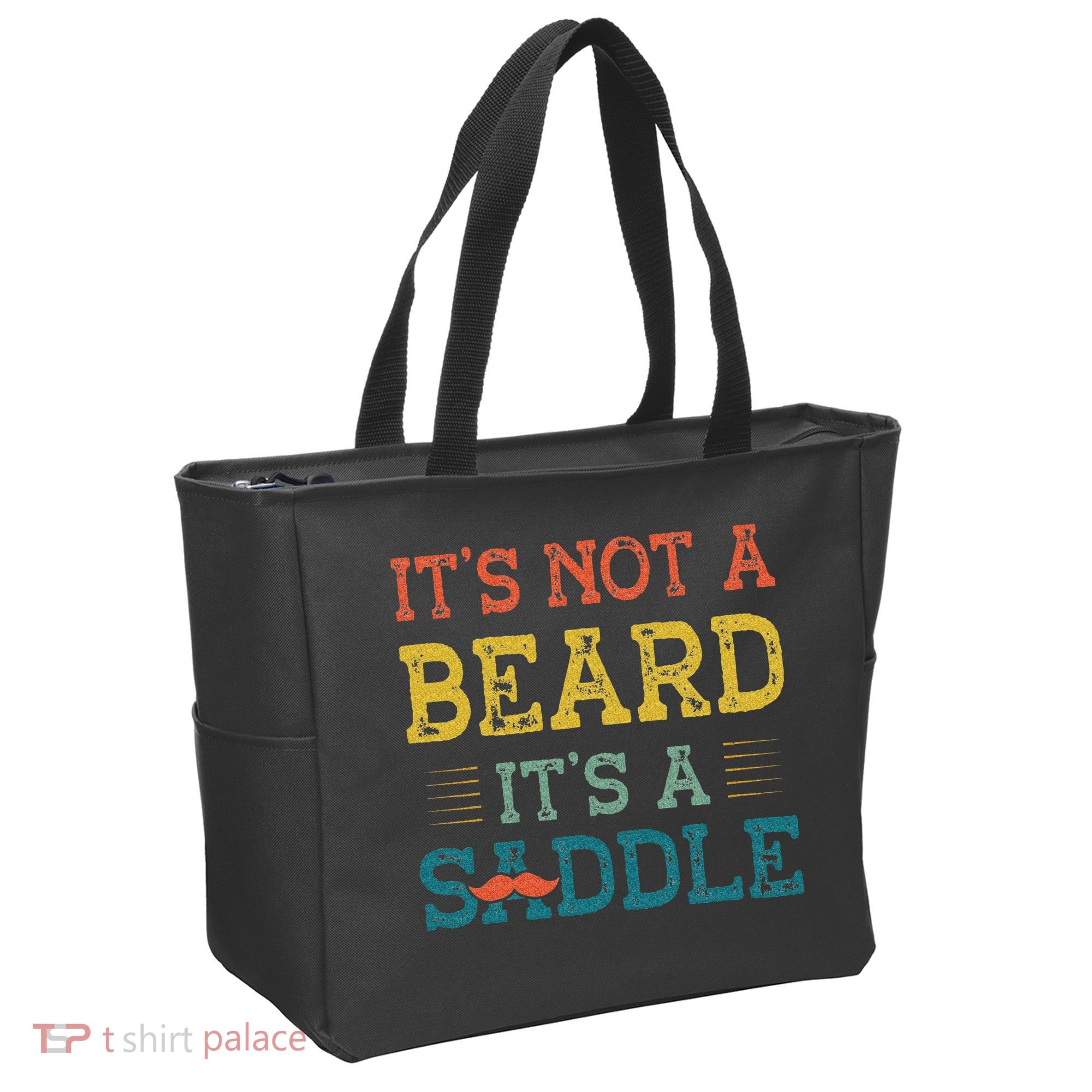 It's Not A Beard It's A Saddle for Fathers Day Tote Bag
