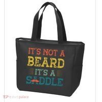 It's Not A Beard It's A Saddle for Fathers Day Tote Bag thumb 3