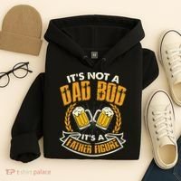 It's Not A Dad Bod It's A Father Figure Father's Day Funny Hoodie thumb 4