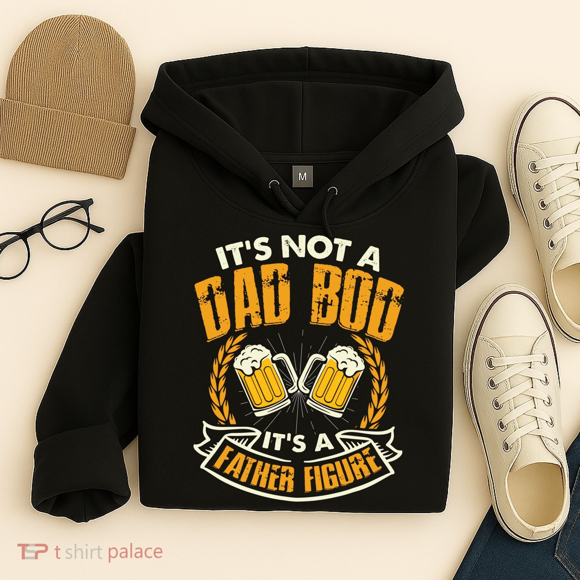 It's Not A Dad Bod It's A Father Figure Father's Day Funny Hoodie