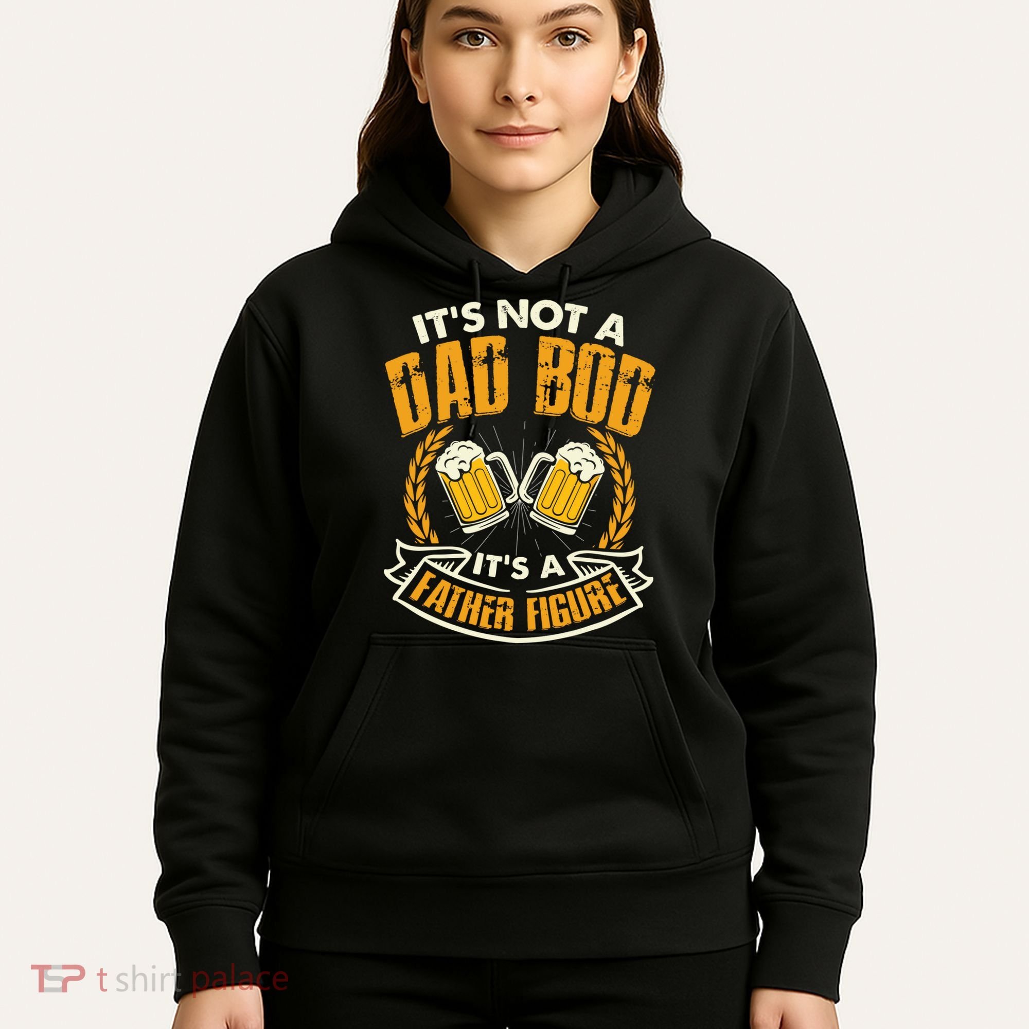 It's Not A Dad Bod It's A Father Figure Father's Day Funny Hoodie