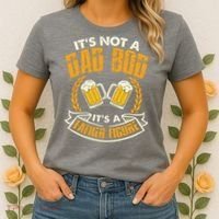 It's Not A Dad Bod It's A Father Figure Father's Day Funny Women's T-Shirt thumb 2