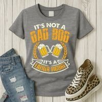 It's Not A Dad Bod It's A Father Figure Father's Day Funny Women's T-Shirt thumb 3