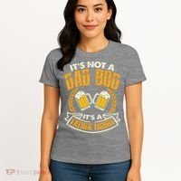 It's Not A Dad Bod It's A Father Figure Father's Day Funny Women's T-Shirt thumb 4