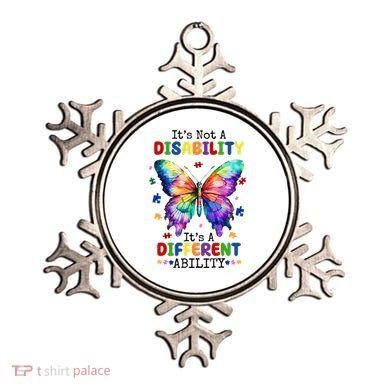 Its Not A Disability Its A Different Ability Autism Butterfly Ornament