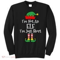 I'm Not An Elf Im Just Short Funny Christmas Matching Family  Sweatshirt thumb 0