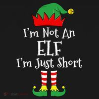 I'm Not An Elf Im Just Short Funny Christmas Matching Family  T-Shirt thumb 7