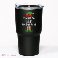 I'm Not An Elf Im Just Short Funny Christmas Matching Family  Tumbler thumb 0