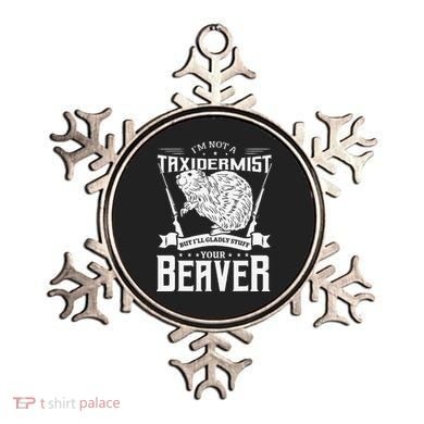 I'm Not A Taxidermist Hunting Beaver Riffle Hunter Short Sleeve Ornament