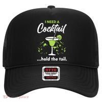 I Need A Cocktail Hold The Tail Mixed Drink Shot Alcohol Bar Hat thumb 0