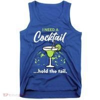 I Need A Cocktail Hold The Tail Mixed Drink Shot Alcohol Bar Tank Top thumb 0