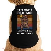 It's Not A Dad Bod It's Father Figure Funny Bear Beer Retro Doggie Tank thumb 0