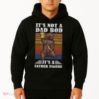 It's Not A Dad Bod It's Father Figure Funny Bear Beer Retro Hoodie thumb 2