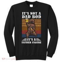 It's Not A Dad Bod It's Father Figure Funny Bear Beer Retro Sweatshirt thumb 0