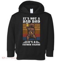 It's Not A Dad Bod It's Father Figure Funny Bear Beer Retro Toddler Hoodie thumb 0