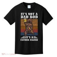 It's Not A Dad Bod It's Father Figure Funny Bear Beer Retro Kids T-Shirt thumb 0