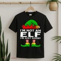 I'm Not An Elf Im Just Short Funny Christmas Matching Family T-Shirt thumb 2