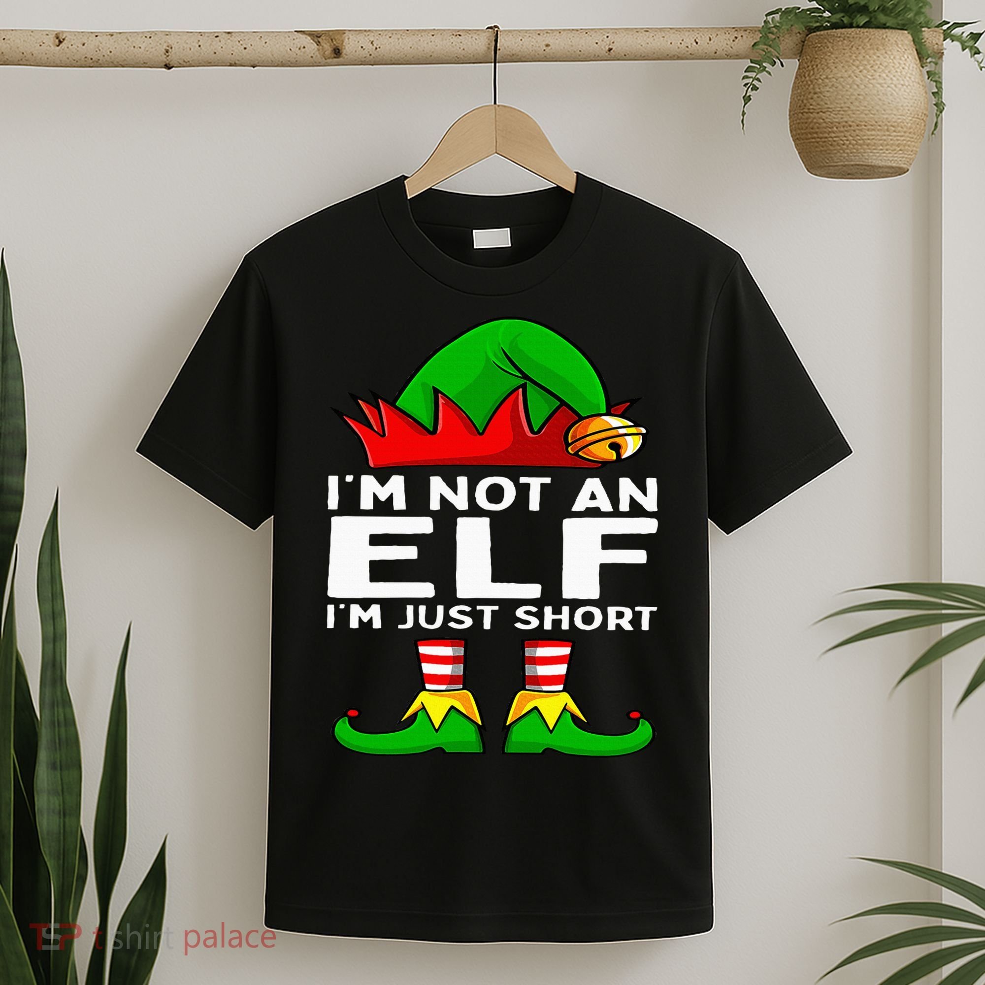 I'm Not An Elf Im Just Short Funny Christmas Matching Family T-Shirt